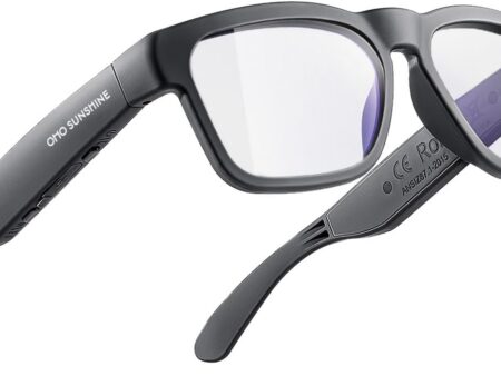 OhO Smart Glasses: Blue Light Blocking, Voice Control, Open Ear Headset