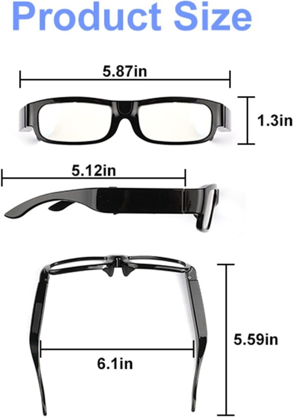2K HD Camera Glasses Outdoor Sports Wearable Portable with Camera... - Image 2