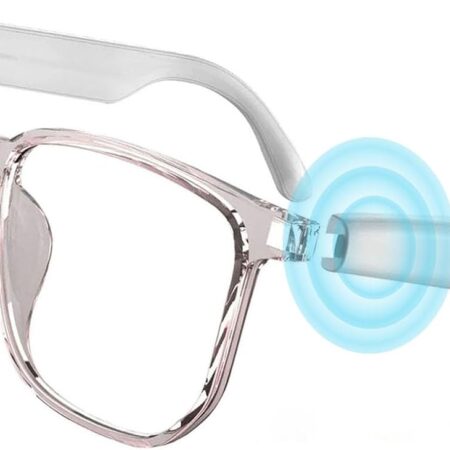 Ai Smart Glasses: Open-Ear Audio, Blue Light Filter, 7H Battery