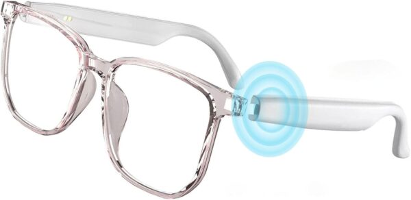 Ai Smart Glasses: Open-Ear Audio, Blue Light Filter, 7H Battery
