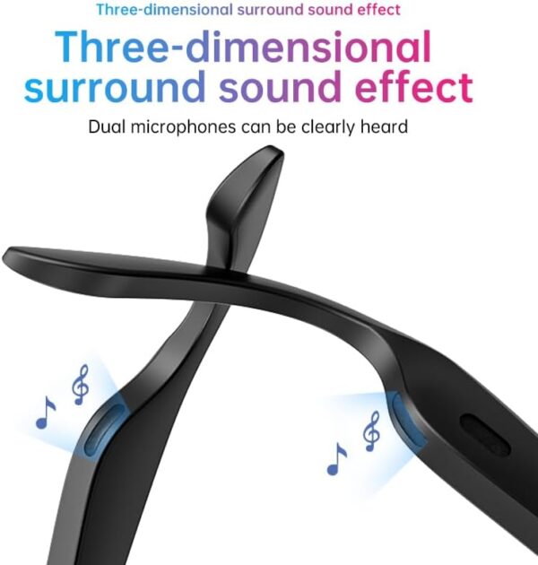 Smart Glasses with AI Translator 150 Translation UV White - Image 7