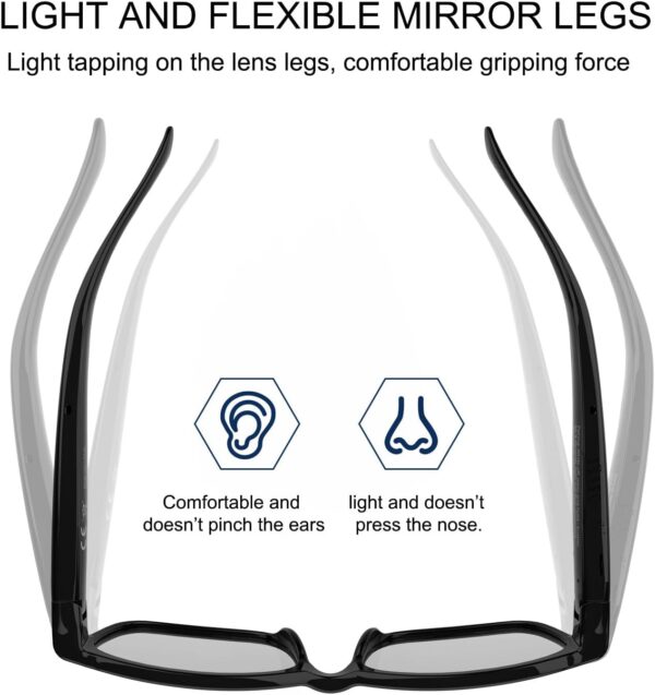 Smart Bluetooth Glasses: Audio Polarized with Open Ear Headphones - Image 3