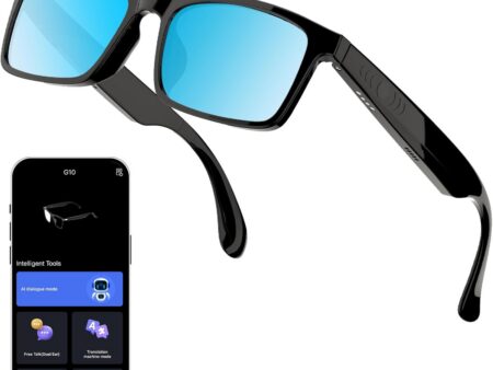 Translation Glasses Ai Smart for Women Men Bluetooth with Chat GPT: Language Translator and Sunglasses