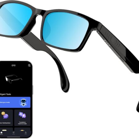 Translation Glasses Ai Smart for Women Men Bluetooth with Chat GPT: Language Translator and Sunglasses