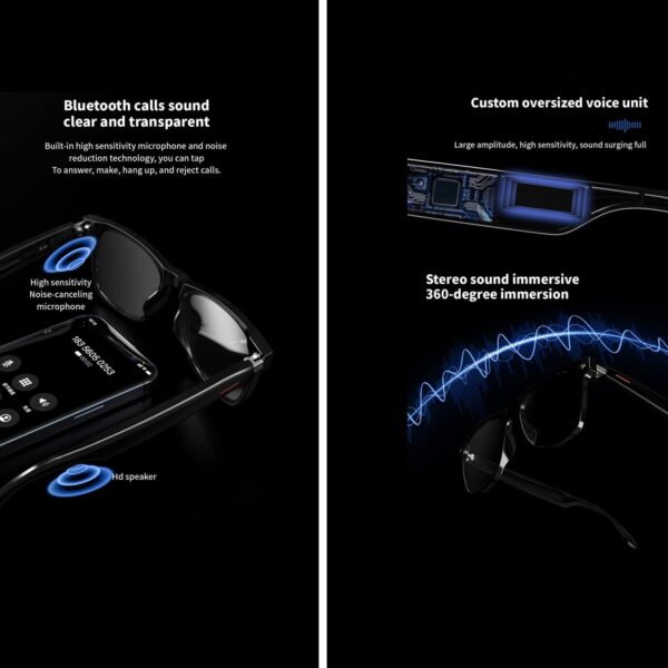 IVY TWS Smart Bluetooth Glasses - Audio & Eye Protection - Image 4