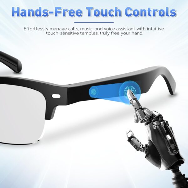 Smart Glasses with Photochromic Lenses & Open Ear Audio - Image 5