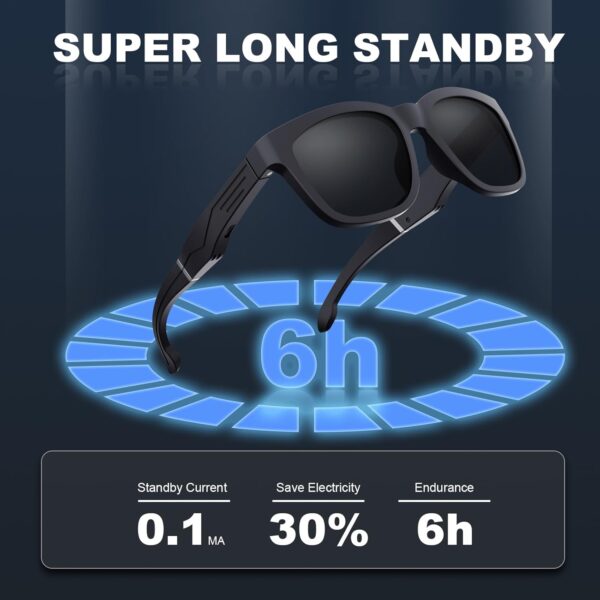 Bluetooth Smart Sunglasses with Speakers - TnoxHD - Image 6