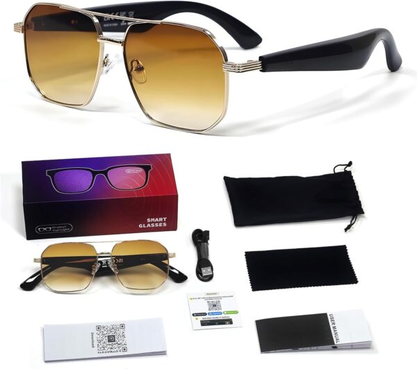 AI Smart Translation Glasses for Travel & Business - Real-Time 100+ Languages