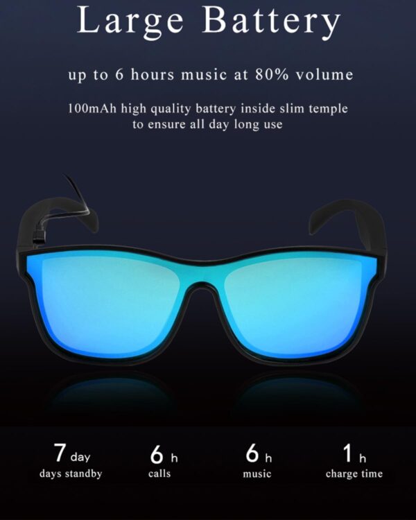 Smart Bluetooth Glasses with UV Protection & Music - Image 8