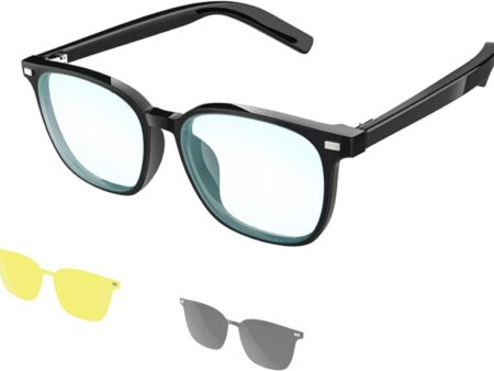 Smart Bluetooth Audio Glasses - Call, Music & Blue Light Protection