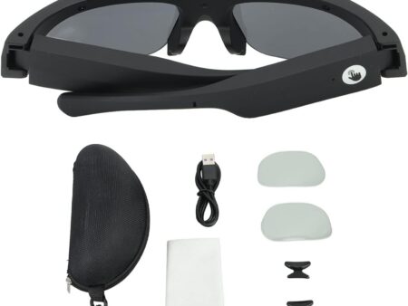 VGEBY Smart Camera Glasses: 2K Video, 48hr Battery, Bluetooth 5.0