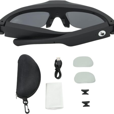 VGEBY Smart Camera Glasses: 2K Video, 48hr Battery, Bluetooth 5.0