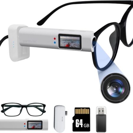 2.7K Ultra-Light Head Mounted Sports Camera - 21g Glasses-Compatible Action...
