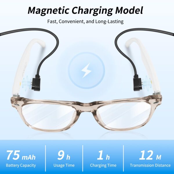 Smart Glasses, AI Bluetooth Glasses for Women/Men with 144 Language - Image 7