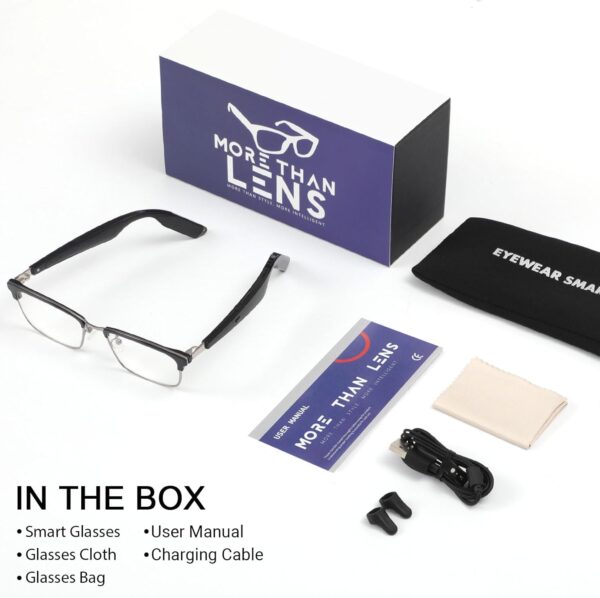 AI Translator Smart Glasses: 115 Languages, Bluetooth 5.4 - Image 7