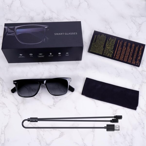 Smart Glasses E1O - Bluetooth Sunglasses with Auto Power and 7-Day Battery - Image 7