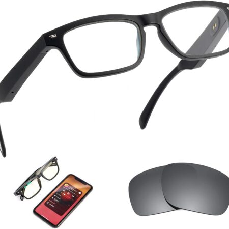 Smart Glasses Bluetooth Open Ear Audio Anti-Blue Light