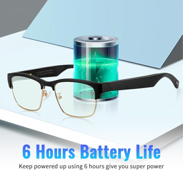 Bluetooth Audio Smart Glasses - Blue Light Protection & Audio - Image 8