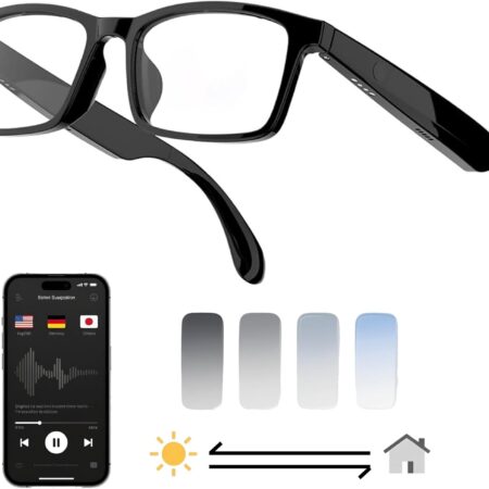 AI Smart Glasses: 140+ Languages, Photochromic Lenses