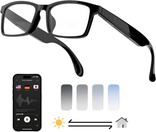 AI Smart Glasses: 140+ Languages, Photochromic Lenses