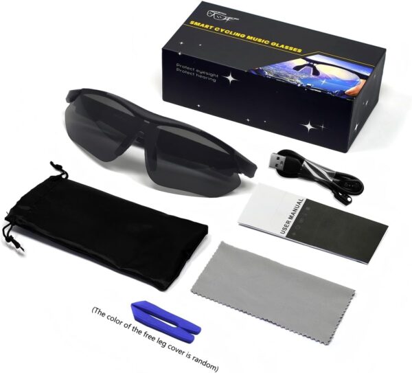 Polarized Bluetooth Sunglasses: UV Protection & Open Ear Speakers - Image 8