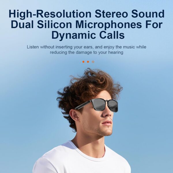 Smart Glasses: AI Translation, 144 Languages, Music Player - Image 4