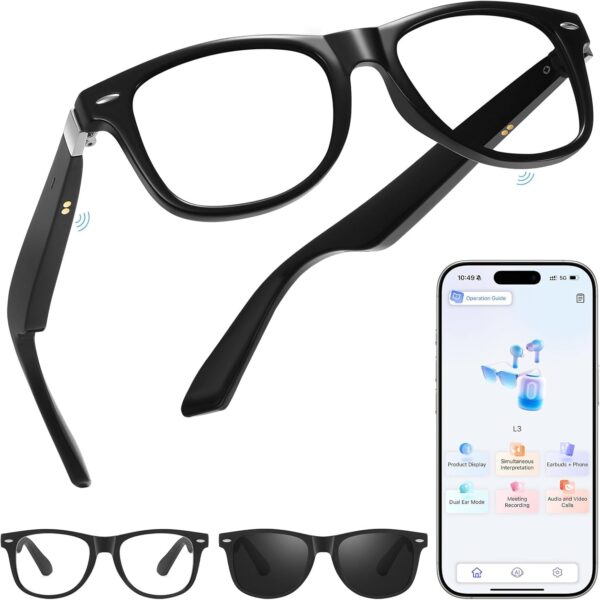 Anpress Smart Glasses: AI Translator with 164 Languages - Image 8