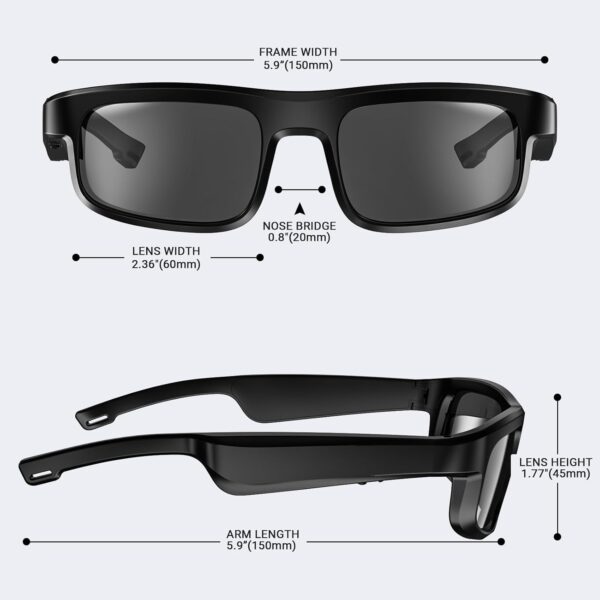 Smart Glasses: Polarized Bluetooth Sunglasses with Mic, Speaker & Voice Assistant - Image 4