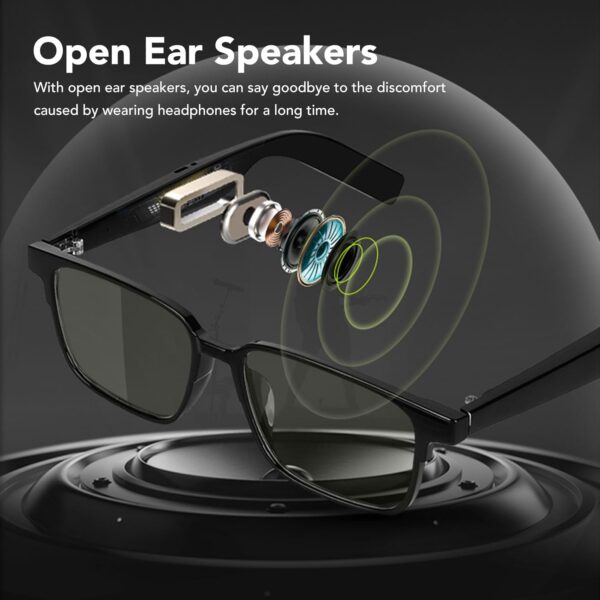 VBESTLIFE Smart Glasses: Bluetooth 5.3 with Open Ear Sound - Image 3