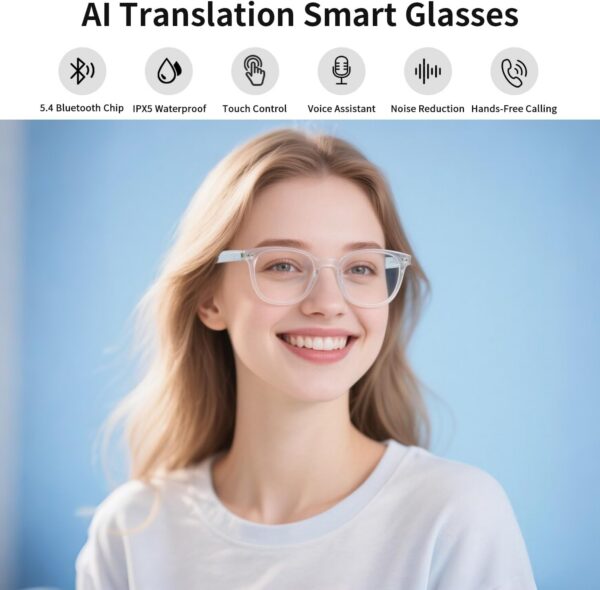 AI Smart Glasses: Multilingual Translation & Voice Commands - Image 2