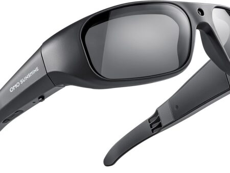OhO Sunshine Camera Sunglasses: 4K Recording with Black Lens