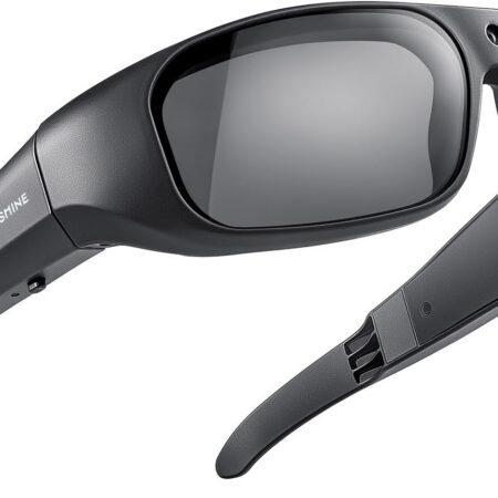 OhO Sunshine Camera Sunglasses: 4K Recording with Black Lens