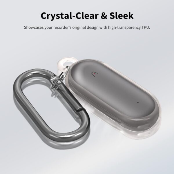 PLAUD NotePin Case: Clear TPU Protection with Lanyard - Image 3