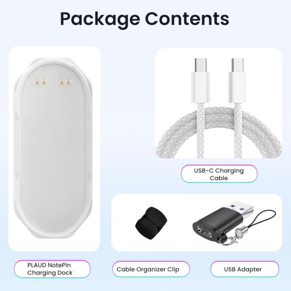 Magnetic Type-C Charger for PLAUD NotePin - Compact & Portable - Image 7