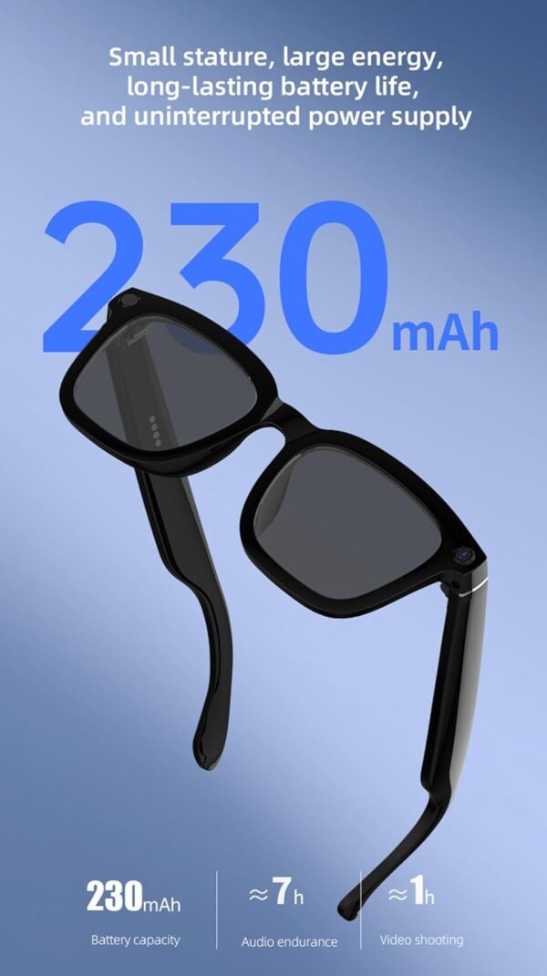 Smart Camera Glasses: Record Video & Audio with Bluetooth - Image 9