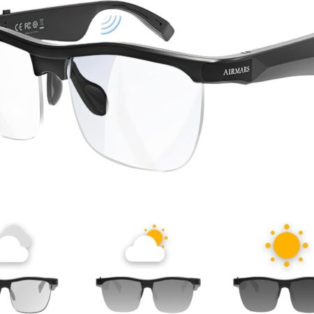 AIRMARS Photochromic Bluetooth Sunglasses: Lightweight, Smart Assistant