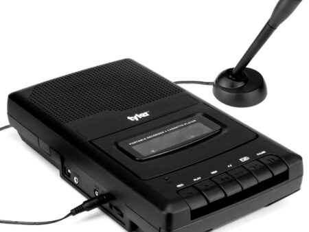 Tyler TCP-01 Retro Cassette Player: Portable, Recordable, Nostalgic