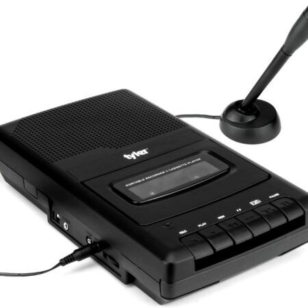 Tyler TCP-01 Retro Cassette Player: Portable, Recordable, Nostalgic