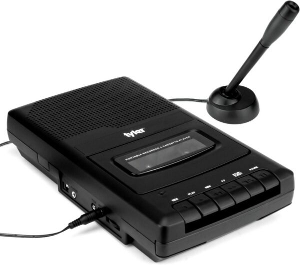 Tyler TCP-01 Retro Cassette Player: Portable, Recordable, Nostalgic
