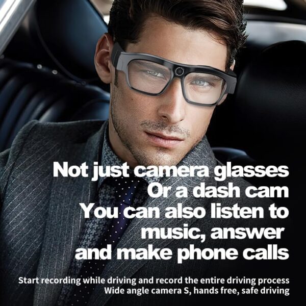 Smart Glasses 4K Camera Sports Video Recording Eyewear - Image 2