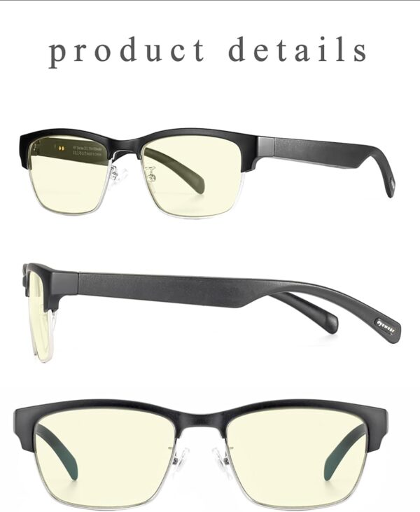 Bluetooth Audio Glasses: Anti-Blue Light with Speakers - Image 4