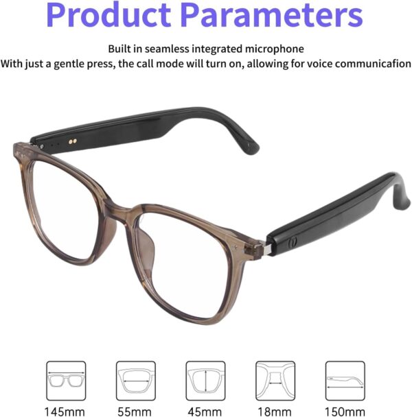 Smart Glasses for Women Men, Bluetooth with Photochromic Lenses... - Image 3