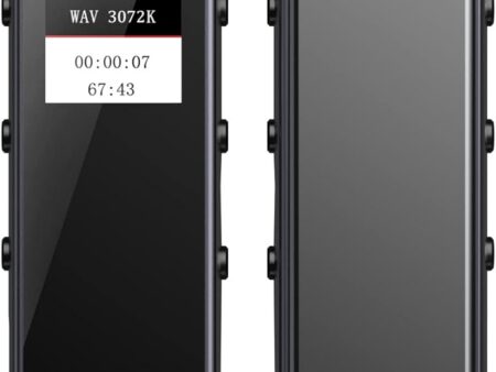 COCONISE 64GB Digital Voice Recorder: HD 3072Kbps Audio Recording