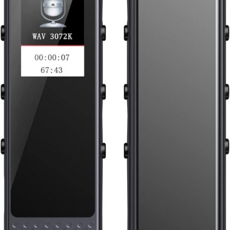 COCONISE 64GB Digital Voice Recorder: HD 3072Kbps Audio Recording