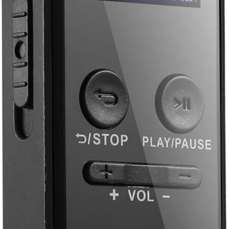 64GB Digital Voice Recorder: Mini Audio Recorder with Password Protection