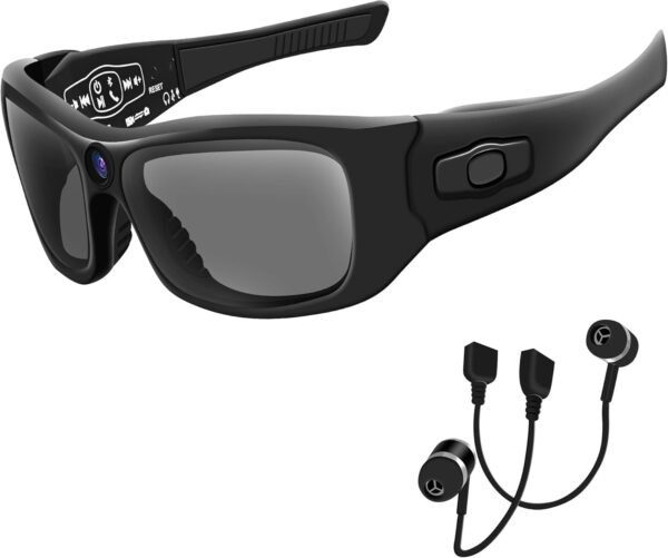 HD 1080P Sunglasses Video Camera with Bluetooth