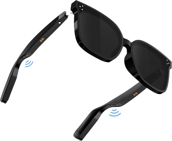 Bluetooth Smart Sunglasses: Open Ear Audio & UV400 Protection