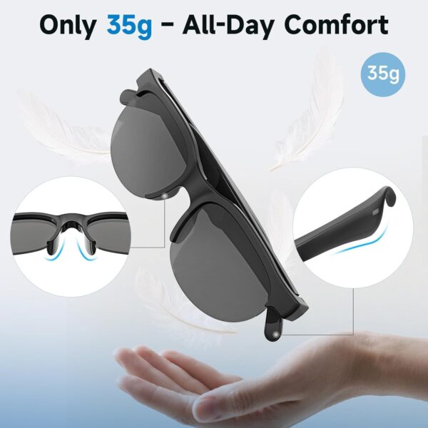 AI Translator Smart Glasses with Bluetooth Audio - A Versatile Travel Partner - Image 5