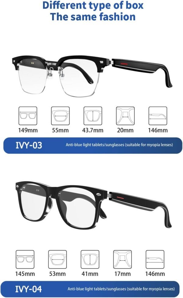 IVY TWS Smart Bluetooth Glasses - Audio & Eye Protection - Image 6