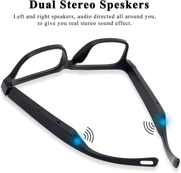 Smart Glasses Bluetooth Open Ear Audio Anti-Blue Light - Image 3